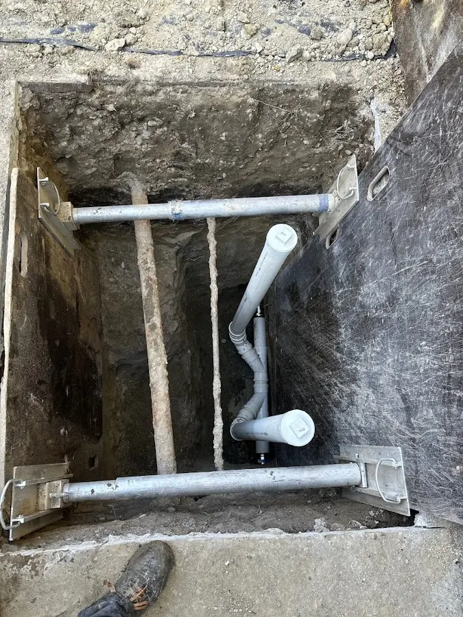 Experienced plumber completing Gas Line Repair work in Dodgeville